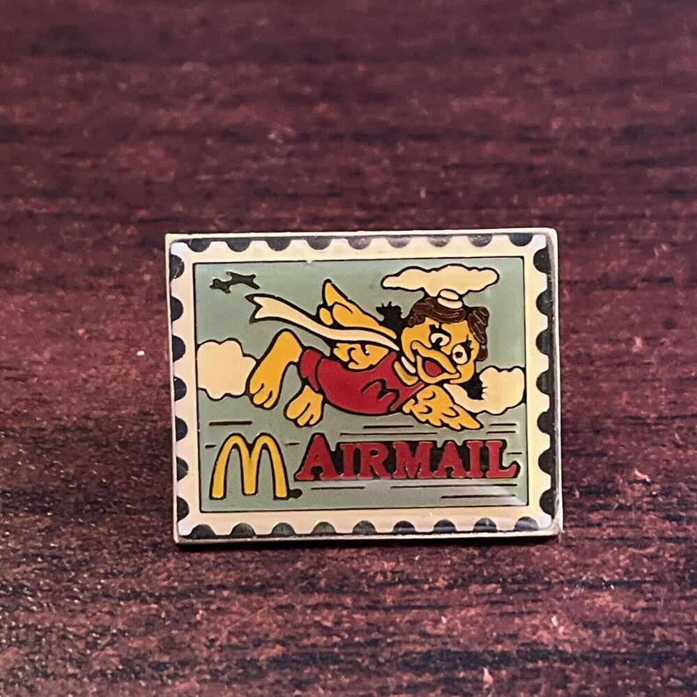 McDonald’s Birdie Mascot Stamp Airmail Employee‎ Pin